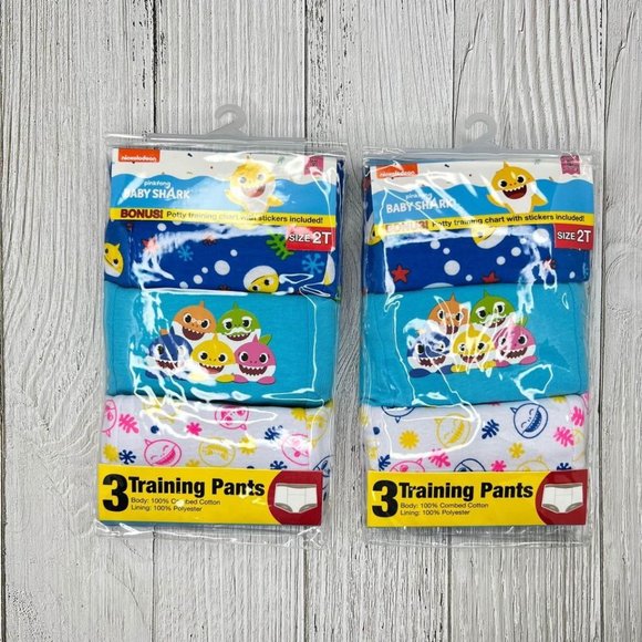Nickelodeon Other 2t Baby Shark Potty Training Pants 2 Packs New